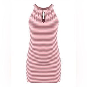 Lulu-B Pink and White Striped dress size XS